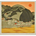 *Brunsdon (John, 1933-2014). Barmouth, circa 1990, etching with aquatint on wove paper with artist's