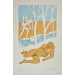 *AR Frink (Elisabeth, 1930-1993). 'Nausicaa', 1974, colour lithograph, numbered 12/30, titled