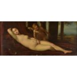 *After Tiziano Vecellio Titian (1485/89-1576). Sleeping Venus, later 18th century oil on canvas,