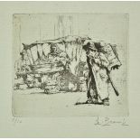 *Besnard (Albert, 1849-1934). Reverie, 1887, etching and aquatint on cream laid paper, the second