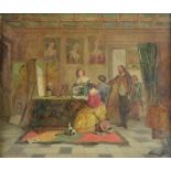 *Pasmore (John Frederick, 1820-1881). The Cavalier's Return, oil on canvas, stamped Geo. Rowney &