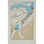 *AR Frink (Elisabeth, 1930-1993). The Great Bow, 1974, colour lithograph, numbered 26/30, titled