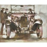 *Aynscomb-Harris (Martin John, born 1937). A group of four watercolours of an Austin Seven, circa