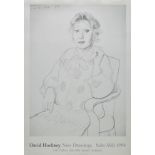 *Hockney (David, 1937-). David Hockney, New Drawings, Saltsmill, 1994 (Celia Birtwell & John
