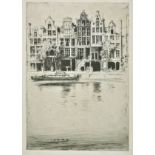 *Cameron (David Young, 1865-1945). Souvenir d'Amersterdam, 1915-30, etching and drypoint on laid