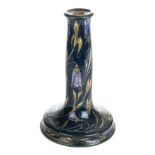 *Morris Ware. Hancock & Sons Morris Ware candle base by George Cartlidge, model C39-2, decorated