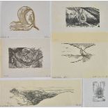 *Craig (Edward Gordon, 1872-1966). A collection of 20 proof wood engravings on thin tissue for the