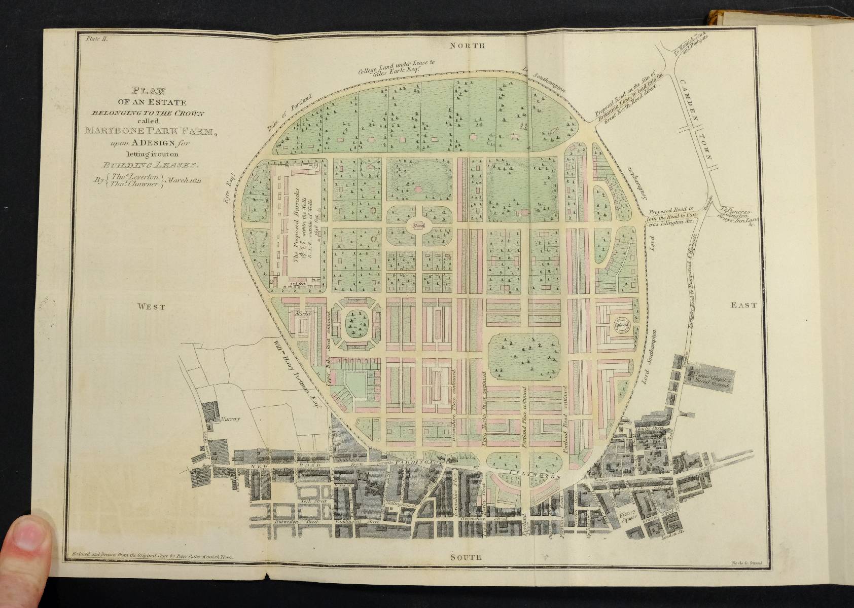 Regent's Park. Some Account of the Proposed Improvements of the Western Part of London, by the - Image 7 of 26