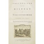 [Nash, Thomas]. Collections for the History of Worcestershire, 2 volumes, 1st edition, 1781-82,