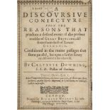 English Civil War. A Discoursive Coniecture upon the reasons that..., by Calybute Downing, L.L.D.