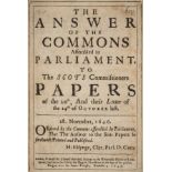 English Civil War. The Answer of the Commons Assembled in Parliament, to the Scots Commissioners
