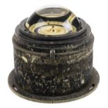 *Compass & Binnacle. WWII German Kriegsmarine ships compass, by G Plath Hamburg, serial no. 3525,