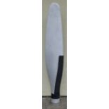 *Propeller. De Havilland Dove metal propeller, grey finish with rubber sheathing, with various