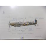 *Battle of Britain. A Signed Commemorative Print for the Battle of Britain Appeal Fund, numerous