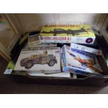 *Airfix. A collection of Airfix model aircraft, comprising, Avro Lancaster B.I., Supermarine