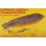 * Compagne Generale Transaerienne, Billancourt, Paris, circa 1909, colour lithograph poster (the