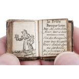 Miniature book. Les Petits Montagnards, Année 1822, [Paris, 1821], vignette title-page, eight full-