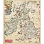 British Isles. Schenk (Petrus), Novissima prae caeteris aliis accuartissima Regnorum Angliae Scotiae