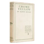 Huxley (Aldous). Crome Yellow, 1st edition, 1921, spare label tipped-in at end, a little light