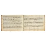 Aul¡ (Joan). 'Libro De Musica', mid-19th century, title page + 46 leaves of manuscript music