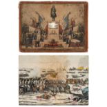Peepshow. Napoleon, and the Battle at Eylau, Fought the 9th February, 1807, circa 1827, accordion-