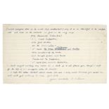 *Lewis (Clive Staples, 1898-1963). Autograph letter signed, 'C.S. Lewis', Magdalen College, Ox[for]