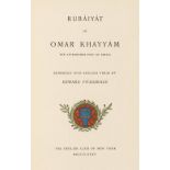 Grolier Club. Rubaiyat of Omar Khayyam, Grolier Club of New York, 1885, colour decorations, front