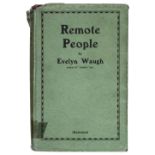 Waugh (Evelyn). Remote People, 1st edition, Duckworth, 1931, frontispiece and two folding maps, some