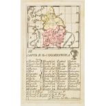 Northern England. Lamberti (Aniello), Carta II. per L'Inghilterra, published Florence, [1779],
