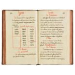 Knauer (Mauritius). Almenach perpetuel, imprim‚ … Francfort, 1700, traduit de l'allemand en fran‡ois