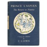 Lewis (C.S.). Prince Caspian, 1st edition, 1951, colour frontispiece and illustrations by Pauline