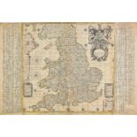 England & Wales. Browne (Christopher), A new map of England. To the most exellent Majesties of