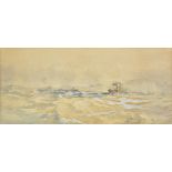 *Morris (Garman, active 1900-1930). On the East Coast, watercolour on paper, showing Thames