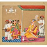 Indian mica paintings. Album of 52 gouache paintings on mica, India, circa 1830-50, mostly medium-