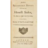 [Vernon, Edward]. Original Letters to an Honest Sailor, 1st edition, printed for R. Thomas, [