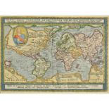 *World. Quad (Matthais), Typus orbis terrarum ad imitationem universalis gerhardi Mercatoris...,