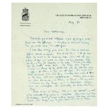 *Goldschmidt (Ernst Philip). Collection of 10 lengthy autograph letters signed to his assistant