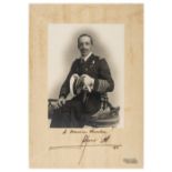 *Alfonso XIII (1886-1941, King of Spain). Signed photograph, 1926, three-quarter length portrait