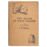 Milne (Alan Alexander). The House at Pooh Corner, with Decorations by Ernest H. Shepard, 1st