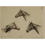 •HESKETH RAOUL LEJADERAY MILLAIS (1901-1999) Horse studies