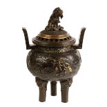 BRONZE CENSER, MEIJI PERIOD (1868-1912)