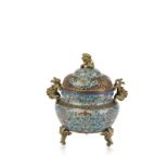 CHINESE CLOISONNÉ CENSER