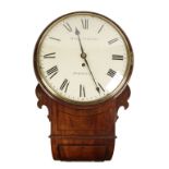 SINGLE FUSEE DROP DIAL WALL CLOCK