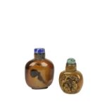 CHINESE AGATE SNUFF BOTTLE