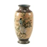 JAPANESE CLOISONNE ENAMEL VASE