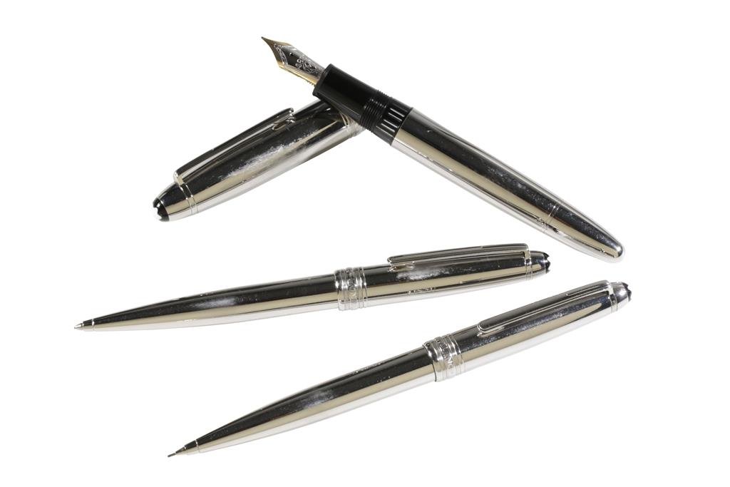 MONTBLANC MEISTERSTUCK STAINLESS STEEL FOUNTAIN PEN - Image 2 of 2