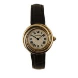 CARTIER TRINTIE 18CT ROSE AND WHITE GOLD LADY'S WRIST WATCH