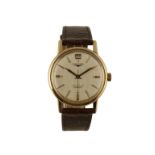 LONGINES 18CT GOLD CONQUEST AUTOMATIC WRIST WATCH
