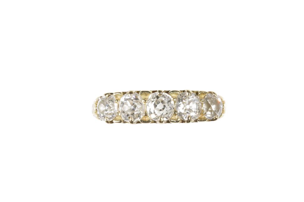 FIVE STONE DIAMOND RING