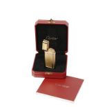 CARTIER "THREE RINGS" GOLD PLATED LIGHTER